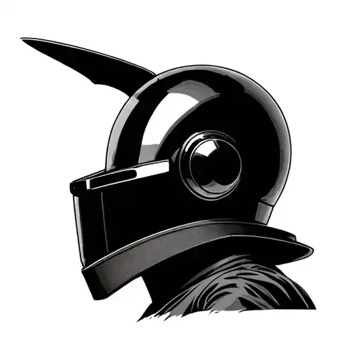 daft punk from greece tattoo design idea