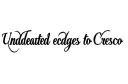 "Undefeated edges to CRESCO" tattoo design idea
