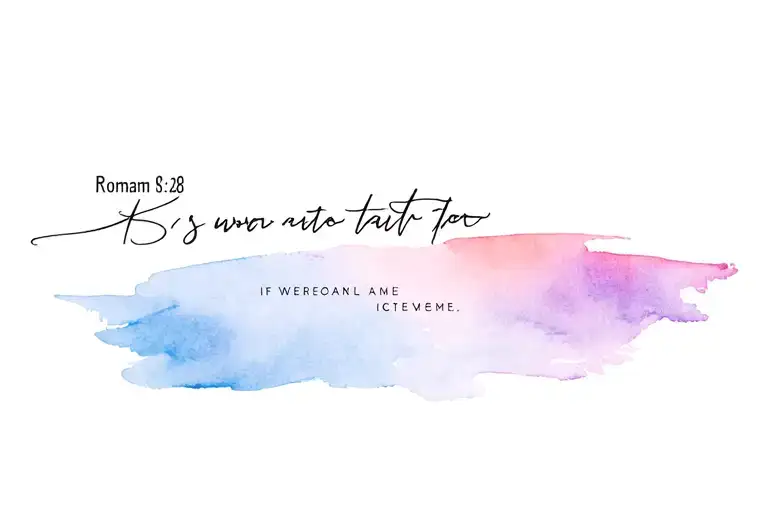 Romans 8:28 tattoo design idea