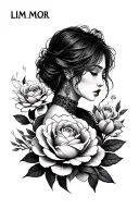 LIM MOR tattoo design idea