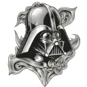 Vader tattoo design idea