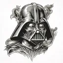 Vader tattoo design idea