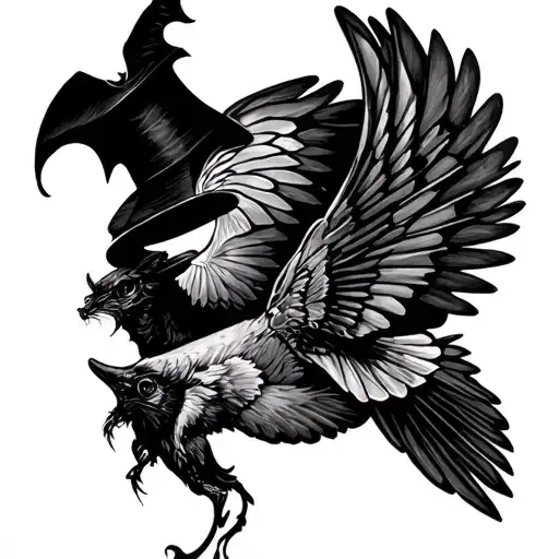 Hocus Pocus tonight we fly  tattoo design idea