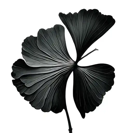 Ginkgo Biloba tattoo design idea