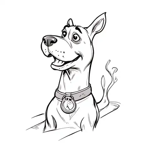 scooby doo tattoo design idea