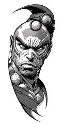 Create a tattoo inspired by a classic video game character tattoo design idea