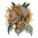 african culture tattoo design idea