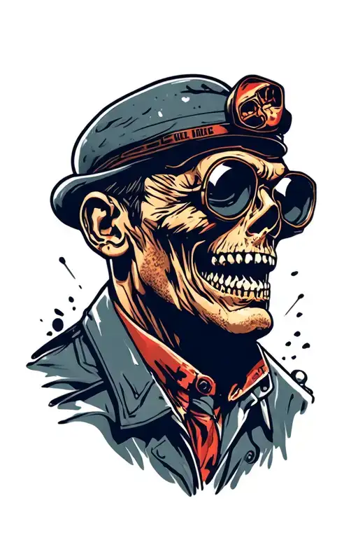 mad max automotive tattoo design idea