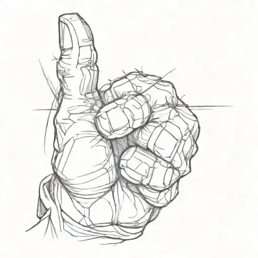 anarchist fist tattoo design idea