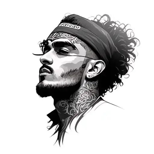 Maluma tattoo design idea