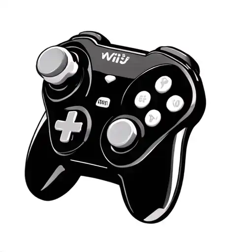 Wii controller led squares square number one tattoo design idea