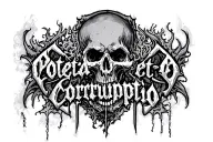 Potentia et Corruptio – (Эрч хүч, нөлөө ↔ доройтол, ялзрал). picture with hand writting hard death core metal band logo tattoo design idea