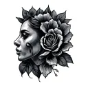 Bisexual tattoo design idea