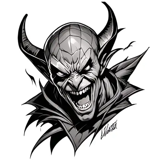 Green Goblin tattoo design idea