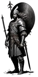 warrior based on 1804 haitain revolution tattoo design idea