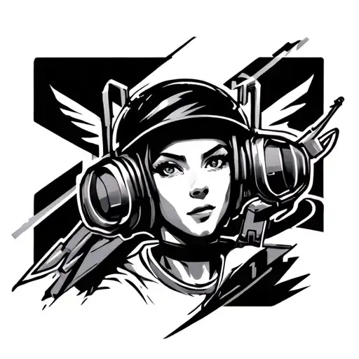 Jet Set Radio tattoo design idea