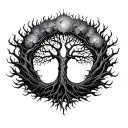 Dead Tree Of Life tattoo design idea