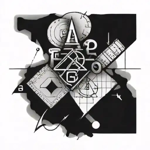 math formulas tattoo design idea