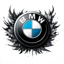 bmw logo combined tattoo design idea