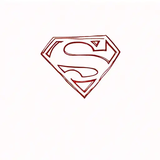 daddy daughter superman tattoo design idea
