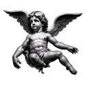 Cherub tattoo design idea