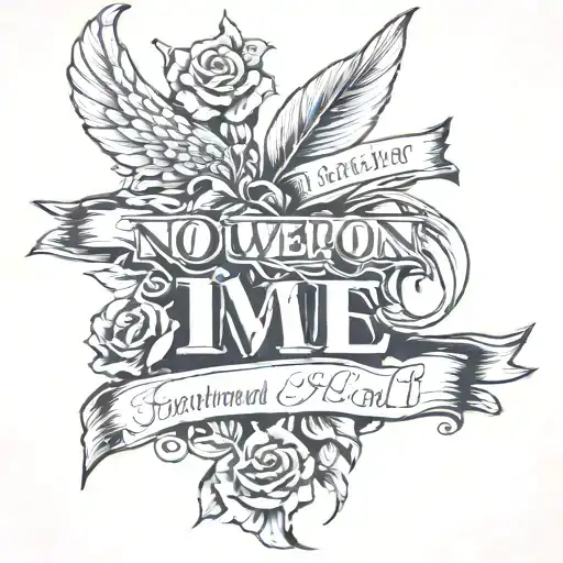 No weapon formed against me shall prosper Isaiah 54:17 tattoo design idea