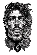 Andrew Huberman tattoo design idea