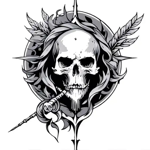 atheist tattoo design idea