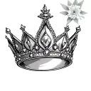 Princess Tiara tattoo design idea