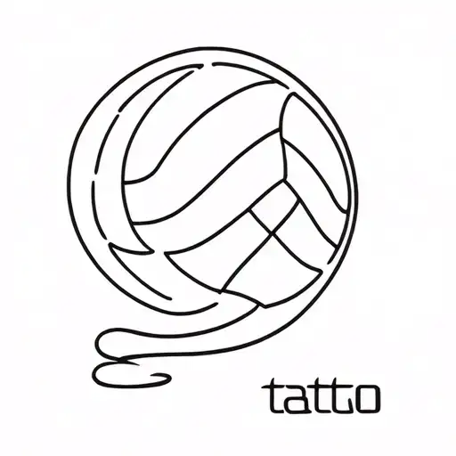 volley ball, hockey tattoo design idea