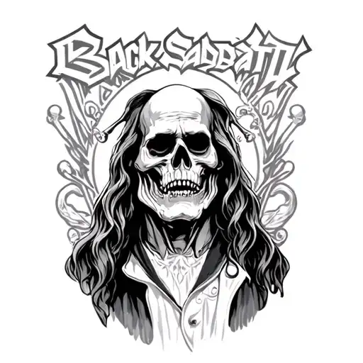 Black Sabbath tattoo design idea