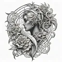 anima tattoo design idea