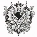 anima tattoo design idea