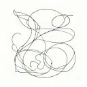 222 numbers tattoo design idea