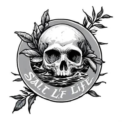 Salt Life tattoo design idea