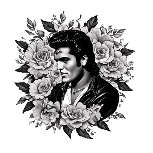 Llve of Mother, Elvis, Bible Scripture 3:16 tattoo design idea