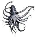 cuttlefish tattoo design idea