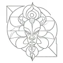 vajra tattoo design idea