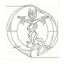 vajra tattoo design idea