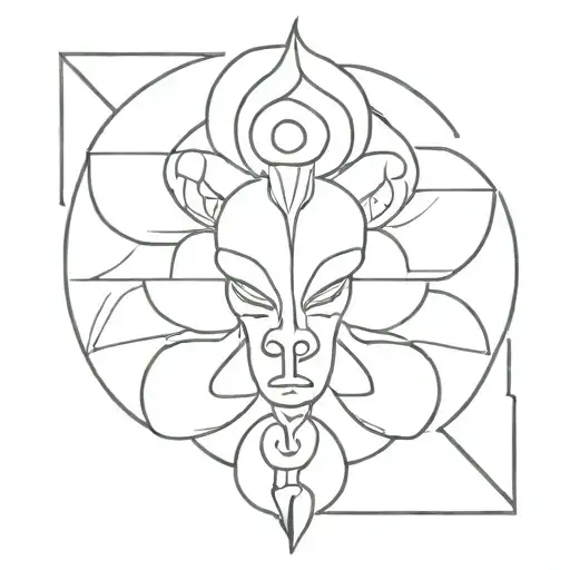 vajra tattoo design idea