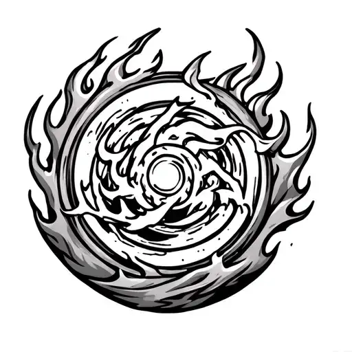 Start with the Cursed Seal of Heaven from Naruto Shippuden on the right upper back, in its activated flame-like pattern. tattoo design idea
