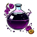 magic potion tattoo design idea