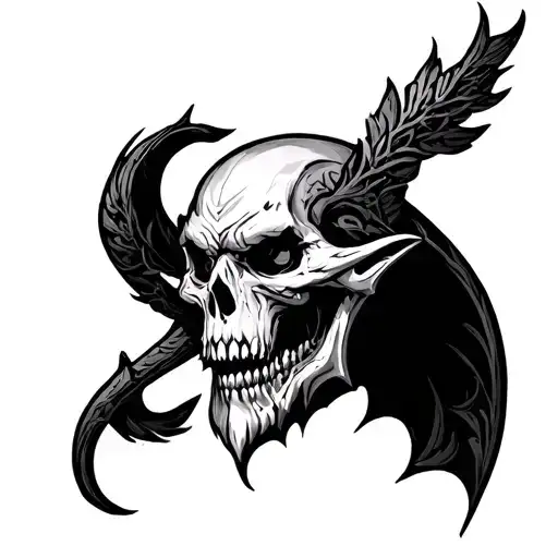 Elder Scrolls tattoo design idea