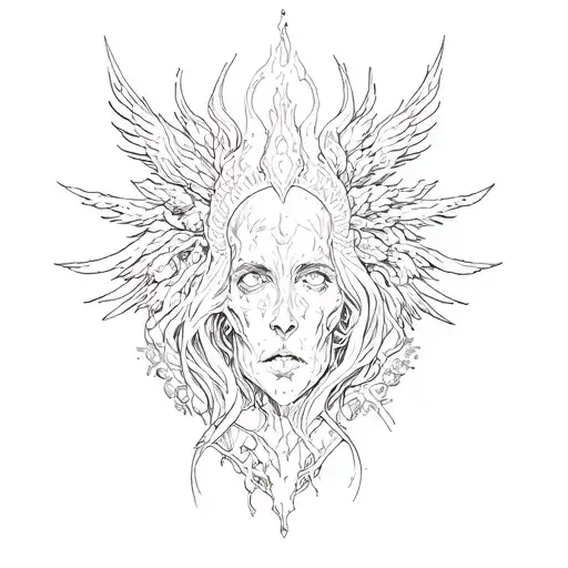 Give Heaven Some Hell Custom tattoo design idea