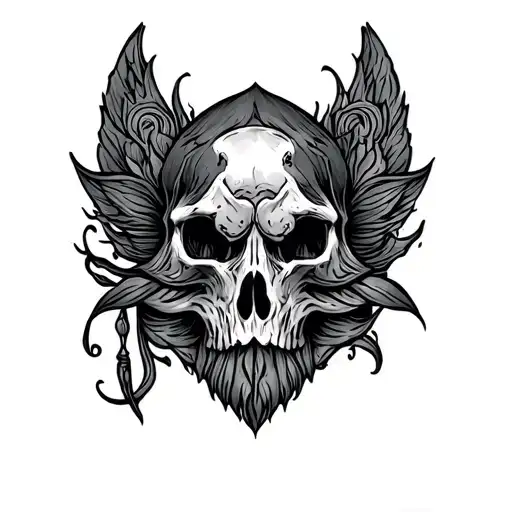 Tooled Leather tattoo design idea