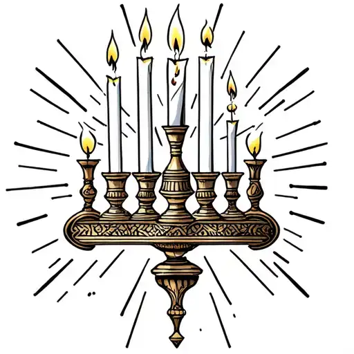 candlestick chart tattoo design idea