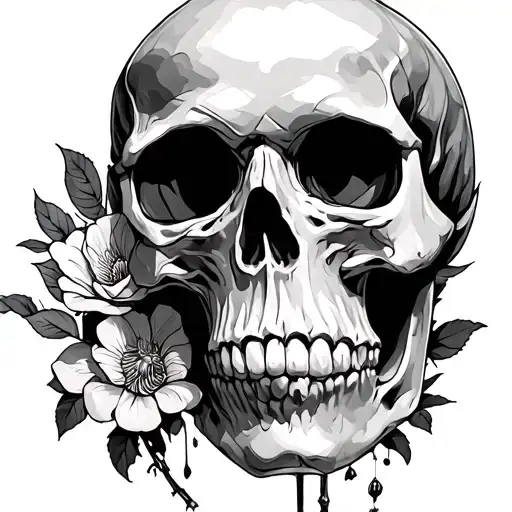 skull, alt. cute. sexy. meaningful tattoo design idea