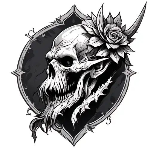 Elder Scrolls tattoo design idea