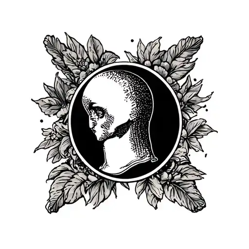 post stamp with clemintine  tattoo design idea