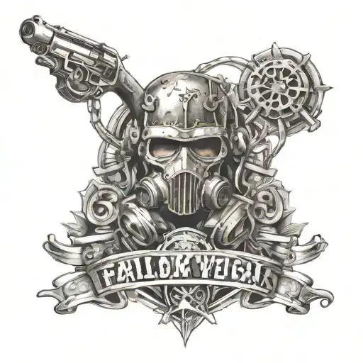 Fallout New Vegas tattoo design idea